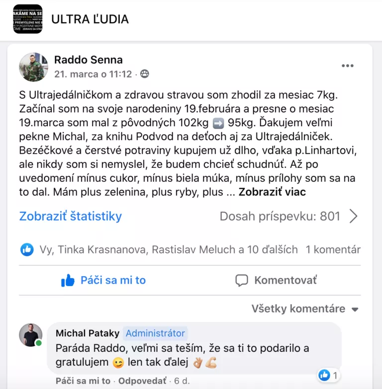 referencia Ultrajedálniček rado